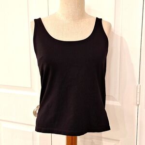 Avec Les Filles Black Built in Support Tank